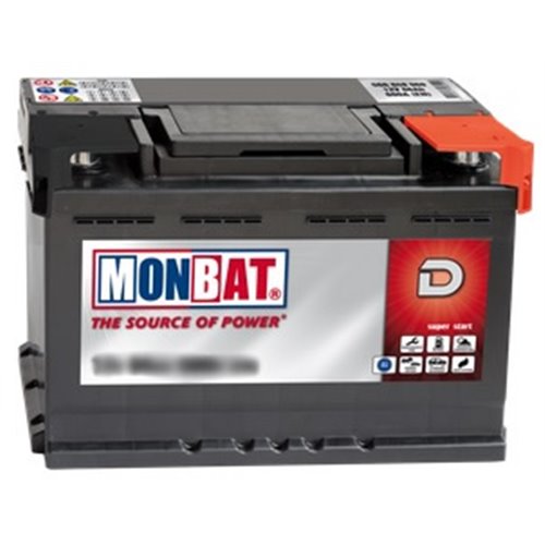 MONBAT Dynamic 12V 75Ah 680A - Borna Normala (dreapta +)