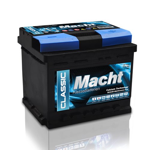 MACHT CLASSIC 12V 45Ah 360A - Borna Normala (dreapta +)