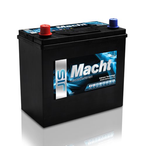 MACHT JIS 12V 45Ah 330A - Borna Inversa (stanga +)